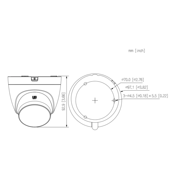 MiniDomo HDCVI 4EN1 2M 1080P FULL COLOR 2.0 WDR Starlight LED20m 2.8mm IP67 Quick-to-install - Imagen 2