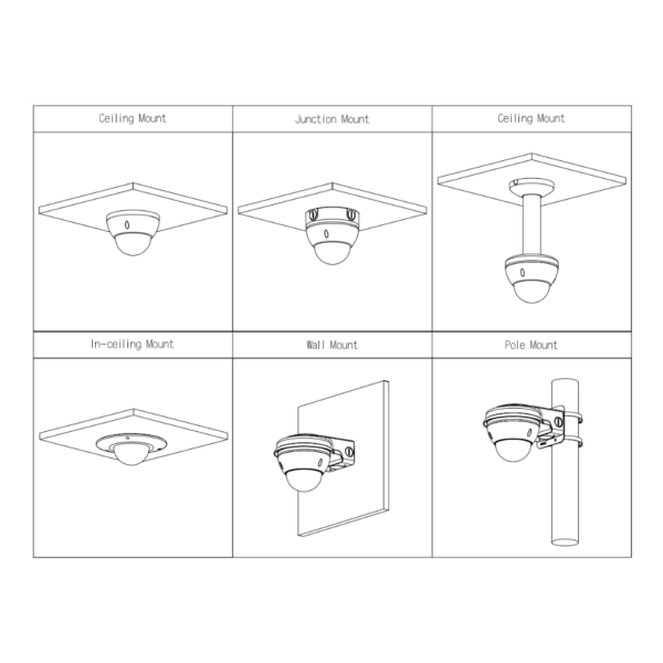 Domo IP H265 4M WDR140dB Deeplight IR40m 2.7-12VFM IK10 IP67 ePoE AUDIO E/S AI - Imagen 3