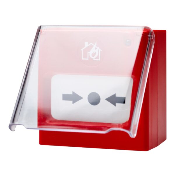 Pulsador analógico rearmable con aislador. Incluye llave rearme - Imagen 2